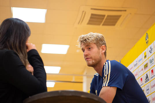 Filip Helander of the Swedish national football team