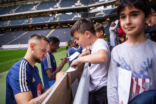 Alexander Milosevic of the Swedish national football team
