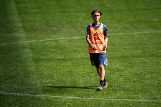 Kristoffer Olsson of the Swedish national football team