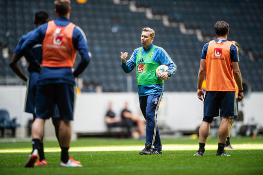 Assistant coach Peter Wettergren of the Swedish national