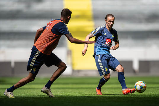 Niklas Hult of the Swedish national football team