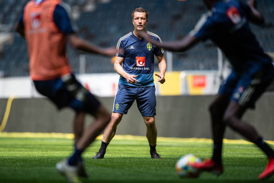 Jakob Johansson of the Swedish national football team