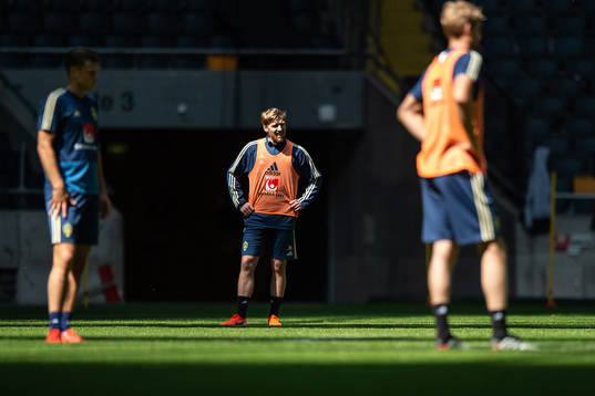 Emil Forsberg of the Swedish national football team