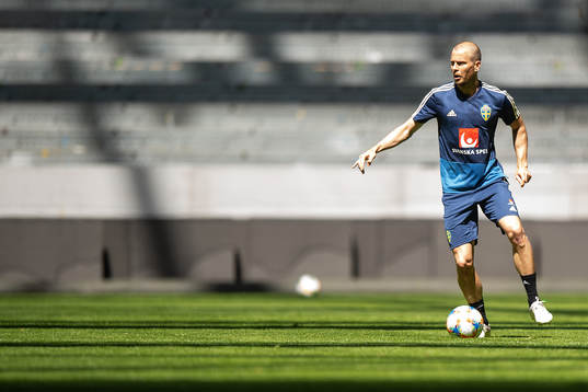 Per Karlsson of the Swedish national football team
