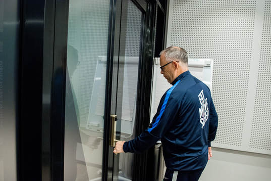 Lars Lagerbäck, head coach of Norway