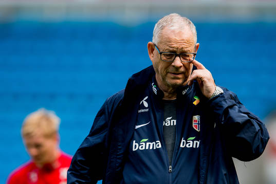 Lars Lagerbäck, head coach of Norway