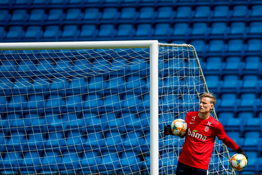 Goalkeeper Sondre Rossbach of Norway