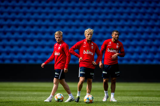 Mats Møller Dæhli, Birger Meling and Omar Elabdellaoui of