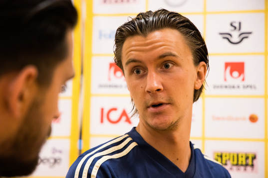 Kristoffer Olsson of the Swedish national football team