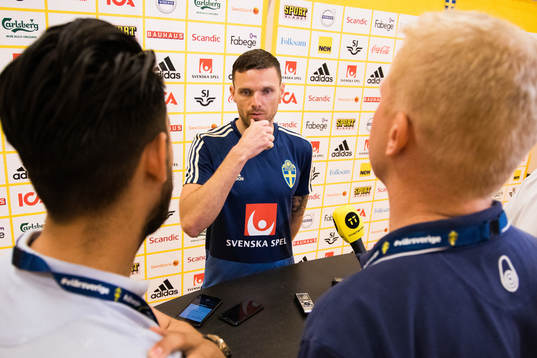 Marcus Berg of the Swedish national football team