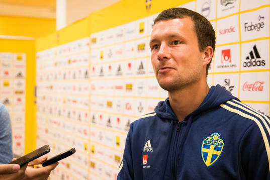 Jakob Johansson of the Swedish national football team