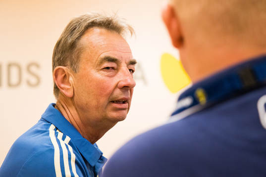 Scout Tom Prahlof the Swedish national football team