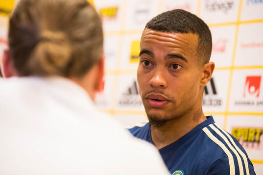 Robin Quaison of the Swedish national football team