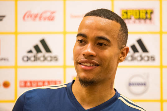 Robin Quaison of the Swedish national football team