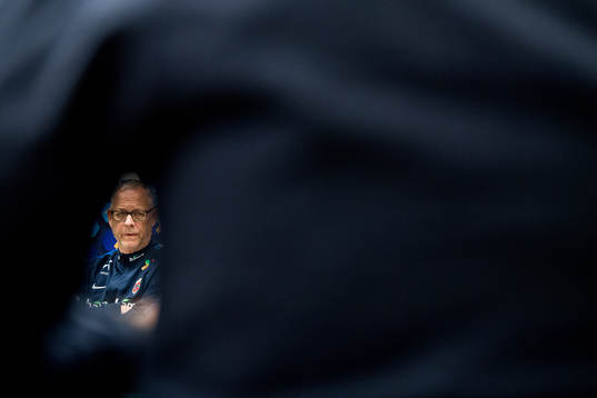 Lars Lagerbäck, head coach of Norway