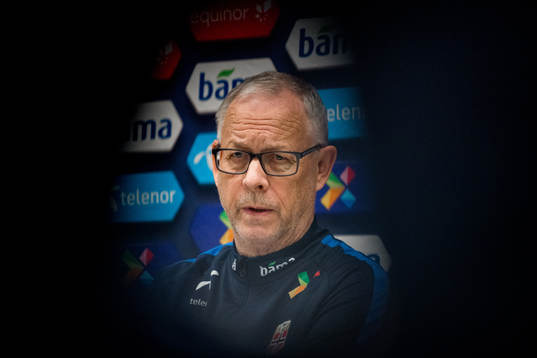 Lars Lagerbäck, head coach of Norway
