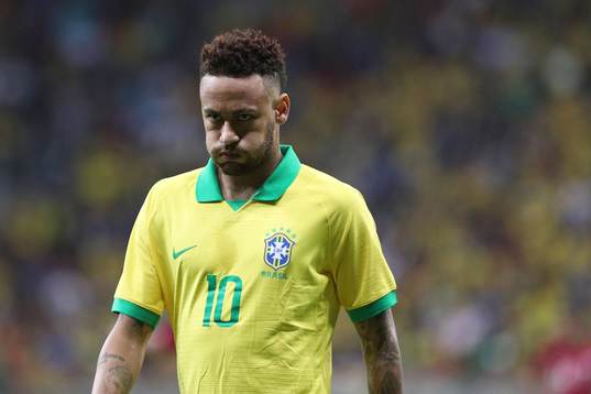 -- BRASILIA, June 6, 2019 -- Brazil s Neymar reacts