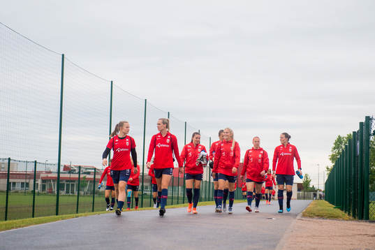 Goalkeeper Oda Maria Hove Bogstad, Stine Hovland, Cecilie
