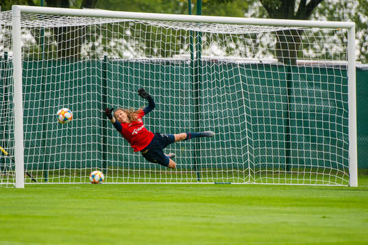 Goalkeeper Cecilie Hauståker Fiskerstrand of Norway