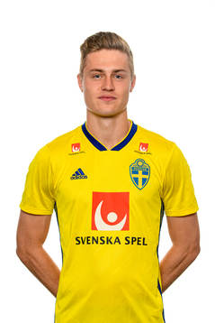 Mattias Svanberg of the Swedish Under-21 national football