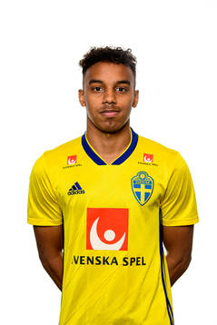 Bilal Hussein of the Swedish Under-21 national football