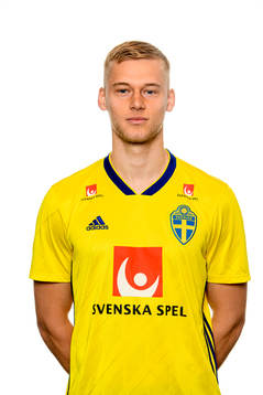 Felix Beijmo of the Swedish Under-21 national football team
