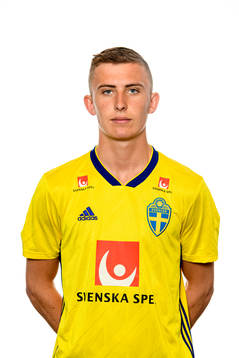 John Björkengren of the Swedish Under-21 national football