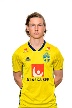 Max Svensson of the Swedish Under-21 national football team