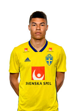 Alexander Jallow of the Swedish Under-21 national football