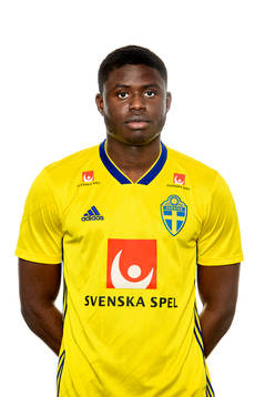 Benjamin Kimpioka of the Swedish Under-21 national football