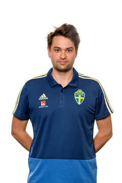 Johan Velagic, press officer of the Swedish Under-21