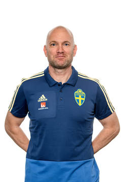 Magnus Svärd, physio of the Swedish Under-21 national