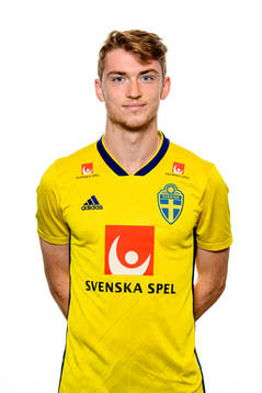 Carl Johansson of the Swedish Under-21 national football