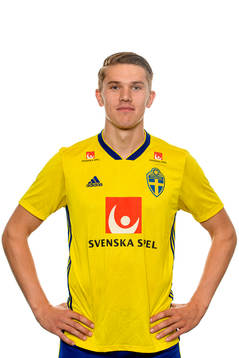 Viktor Gyökeres of the Swedish Under-21 national football