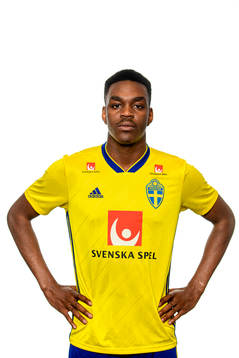 Joel Asoro of the Swedish Under-21 national football team