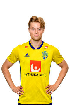Emil Hansson of the Swedish Under-21 national football team