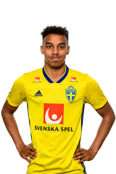 Bilal Hussein of the Swedish Under-21 national football