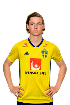 Max Svensson of the Swedish Under-21 national football team