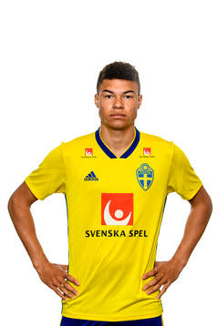 Alexander Jallow of the Swedish Under-21 national football