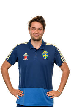 Johan Velagic, press officer of the Swedish Under-21