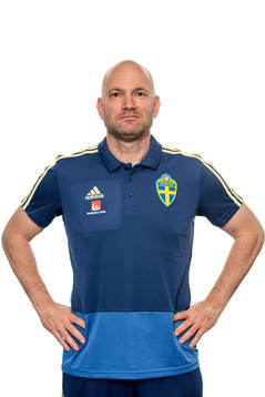 Magnus Svärd, physio of the Swedish Under-21 national