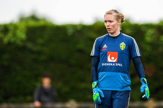 Goalkeeper Hedvig Lindahl of Swedish national women