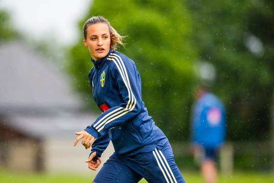 Nathalie Björn of Swedish national women football team