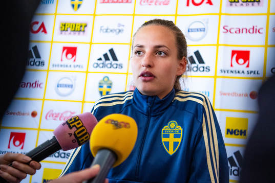 Nathalie Björn of Swedish national women football team