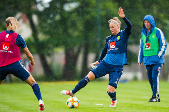 Nilla Fischer of Swedish national women football team