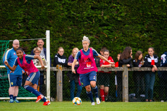 Hanna Glas of Swedish national women football team