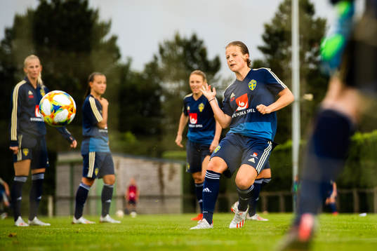 Anna Anvegård of Swedish national women football team