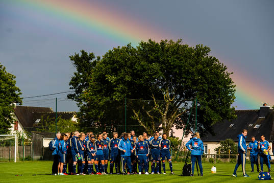 Players and Staff of Swedish national women football team