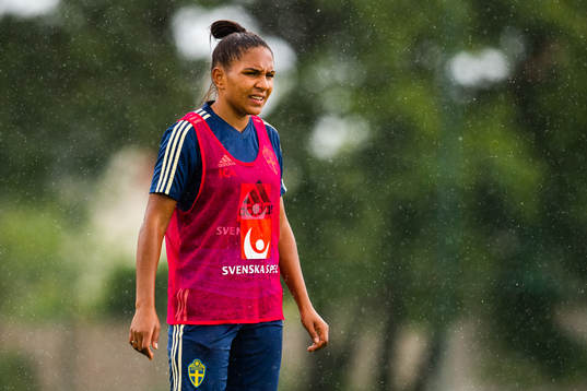 Madelen Janogy of Swedish national women football team