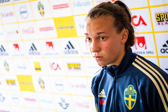 Julia Zigiotti Olme of Swedish national women football team